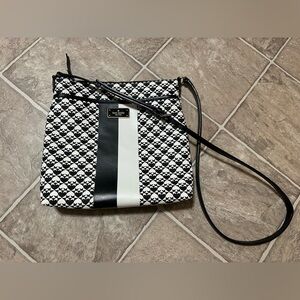 Kate Spade Monochrome Patterned Crossbody Bag
